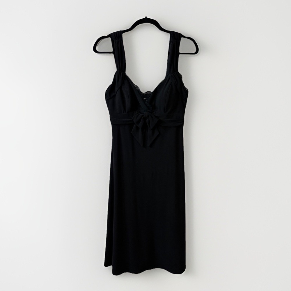 Vintage Joseph Ribkoff Black Babydoll Dress 90s‎ Y2K Fairy Whimsigoth Size 10